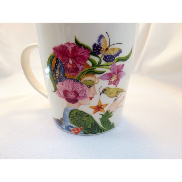 La Flora by Ron Tanovitz Boxed Mug - Decorative Bone China-Gardener-Flower Lover - Picture 9 of 10